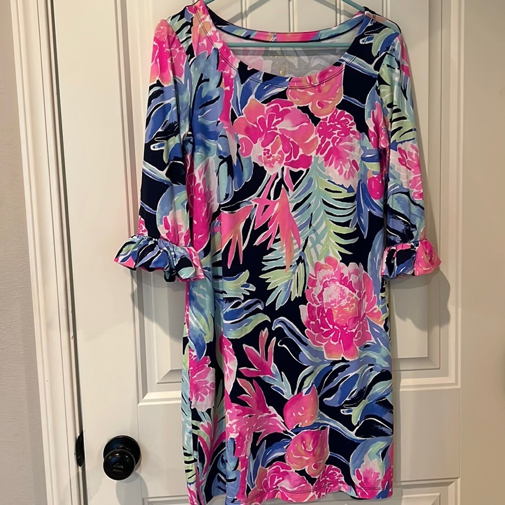 Lily Pulitzer Sophie ruffle tide floral dress - size medium
